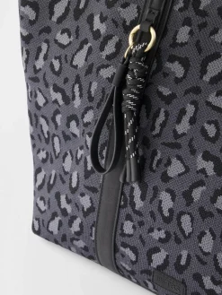 Sac Cabas Femme Knit Recyclé Noir JAZACABA