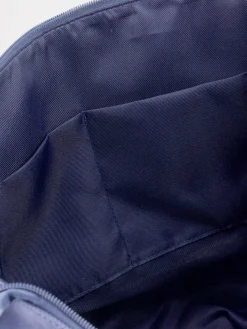 Sac Cabas Femme Toile Recyclé 51 x 33 x 14 cm Bleu et Blanc CHARLIZE