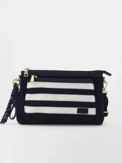 Sac à main femme raye marine JAZAPOCH