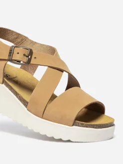 Sandales compensées femme latte CLARIAH