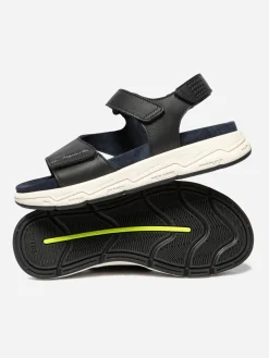 Sandales compensées femme navy LOUISIE