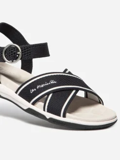 Sandales plates femme baltic fonce CELINEA