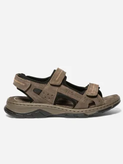 Sandales plates homme ecorce JOHALIN