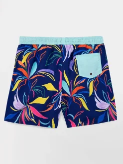 Short de bain Homme Fabrication Française Bleu et Multico ACHILLE