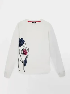 Sweat Arctique Manches Longues Blanc HILDARON
