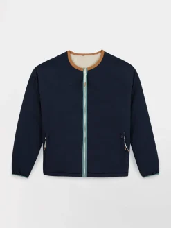 Sweat femme ecru WILDAZIP