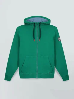 Sweat Homme Molleton Vert GIANIZIP