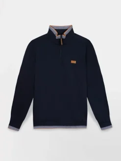 Sweat homme navy LEANNCAM