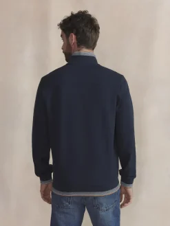 Sweat homme navy LEANNCAM