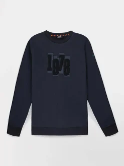 Sweat Marine Manches Longues Bleu ABRAMRON