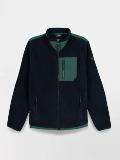 Sweat Marine Manches Longues Bleu CADENZIP