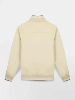 Sweat Zippé Homme Beige LEANNCAM