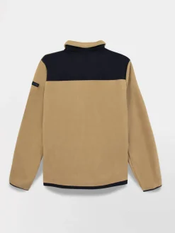Sweat zippé Manches Longues Beige CADENZIP