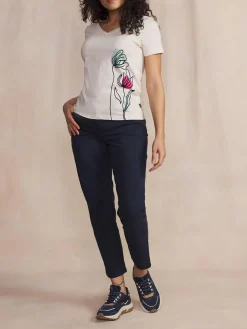 Tee Shirt Craie Manches Courtes Blanc MELBATEE
