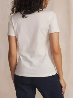 Tee Shirt Craie Manches Courtes Blanc MELBATEE