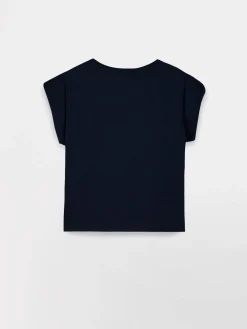 Tee-shirt en maille femme navy ROMMYTEE