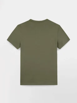 Tee-shirt en maille homme kaki KERANTEE