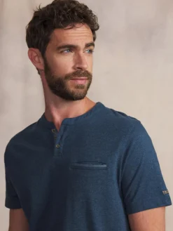Tee-shirt en maille homme navy BLAKETEE