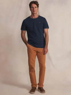 Tee-shirt en maille homme navy DARELTEE