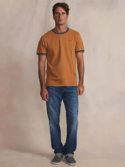 Tee-shirt en maille homme teck DARELTEE