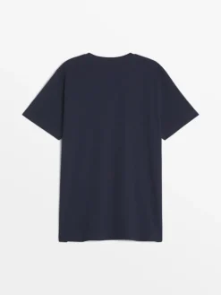 Tee-Shirt Homme Coton Recyclé Marine PIERETEE