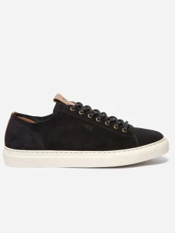 Tennis en cuir homme navy ALBERIC