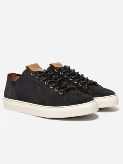 Tennis en cuir homme navy ALBERIC