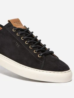Tennis en cuir homme navy ALBERIC