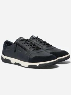 Tennis en cuir homme navy GEDEZIP