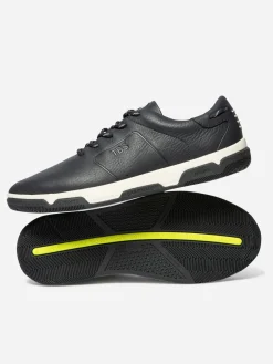Tennis en cuir homme navy GEDEONE