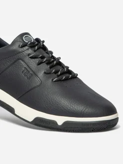 Tennis en cuir homme navy GEDEONE