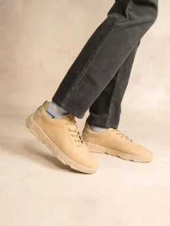 Tennis en cuir homme sable JAZAIRY