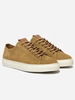Tennis en cuir homme tabac ALBERIC