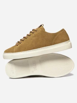 Tennis en cuir homme tabac ALBERIC