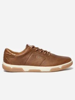 Tennis en cuir homme tabac GEDEONE