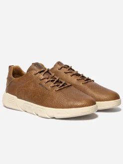 Tennis en cuir homme tabac JAZAIRY