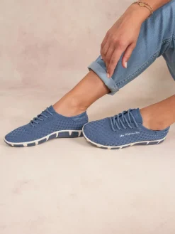 Tennis en toile femme baltic carreau JAZARIA
