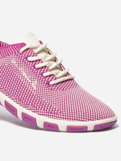 Tennis en toile femme fuschia et creme JAZARIA