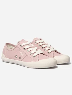 Tennis en toile femme rosee OPIACE
