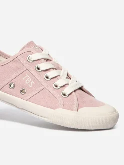 Tennis en toile femme rosee OPIACE