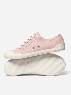 Tennis en toile femme rosee OPIACE