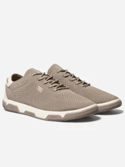 Tennis en toile homme chine taupe GUEKNIT