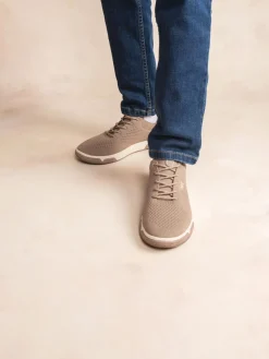 Tennis en toile homme chine taupe GUEKNIT