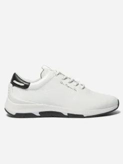 Tennis Femme Confort Cuir Blanc