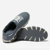Tennis Femme Confort Cuir Bleu JAZARU