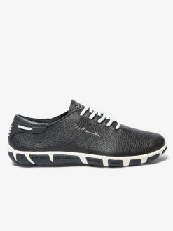 Tennis Femme Confort Cuir Marine