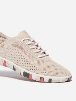 Tennis Femme Confort Textile Recyclé Rose Clair