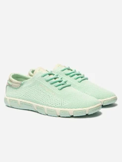 Tennis Femme Confort Textile Recyclé Vert clair JAZARIA