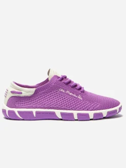 Tennis Femme Confort Textile Recyclé Violet JAZARIA