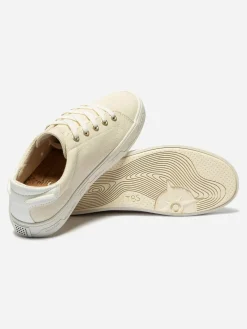 Tennis Femme Coton Recyclé Blanc LANZARA